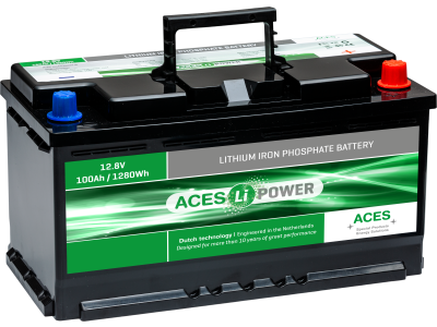 Aces 12V 100Ah HFAS Lithium Bluetooth Battery