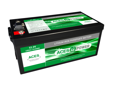 Aces 48V 100Ah HFA Lithium Battery + Bluetooth + Canbus