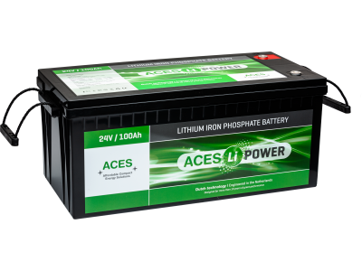 Aces 24V 100Ah HFA Lithium Bluetooth Battery + Heater
